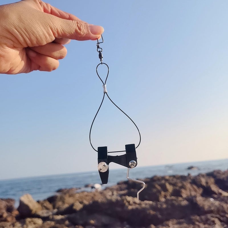 Keproving 2pcs Adjustable Tension Flat Line Release Clips Thread On Fishing Kites Downriggers Lines with Ball Bearing Swivel - Image 4